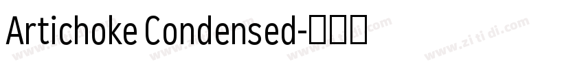 Artichoke Condensed字体转换